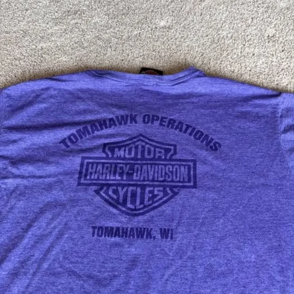 Women’s XXL Harley Davidson Shirt (PURPLE)